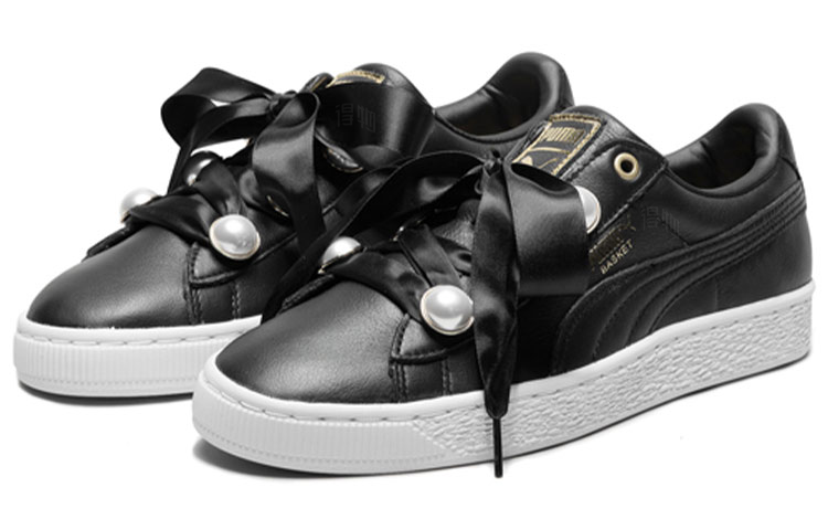 Женские кеды PUMA Basket Bling (черные) — фото 3