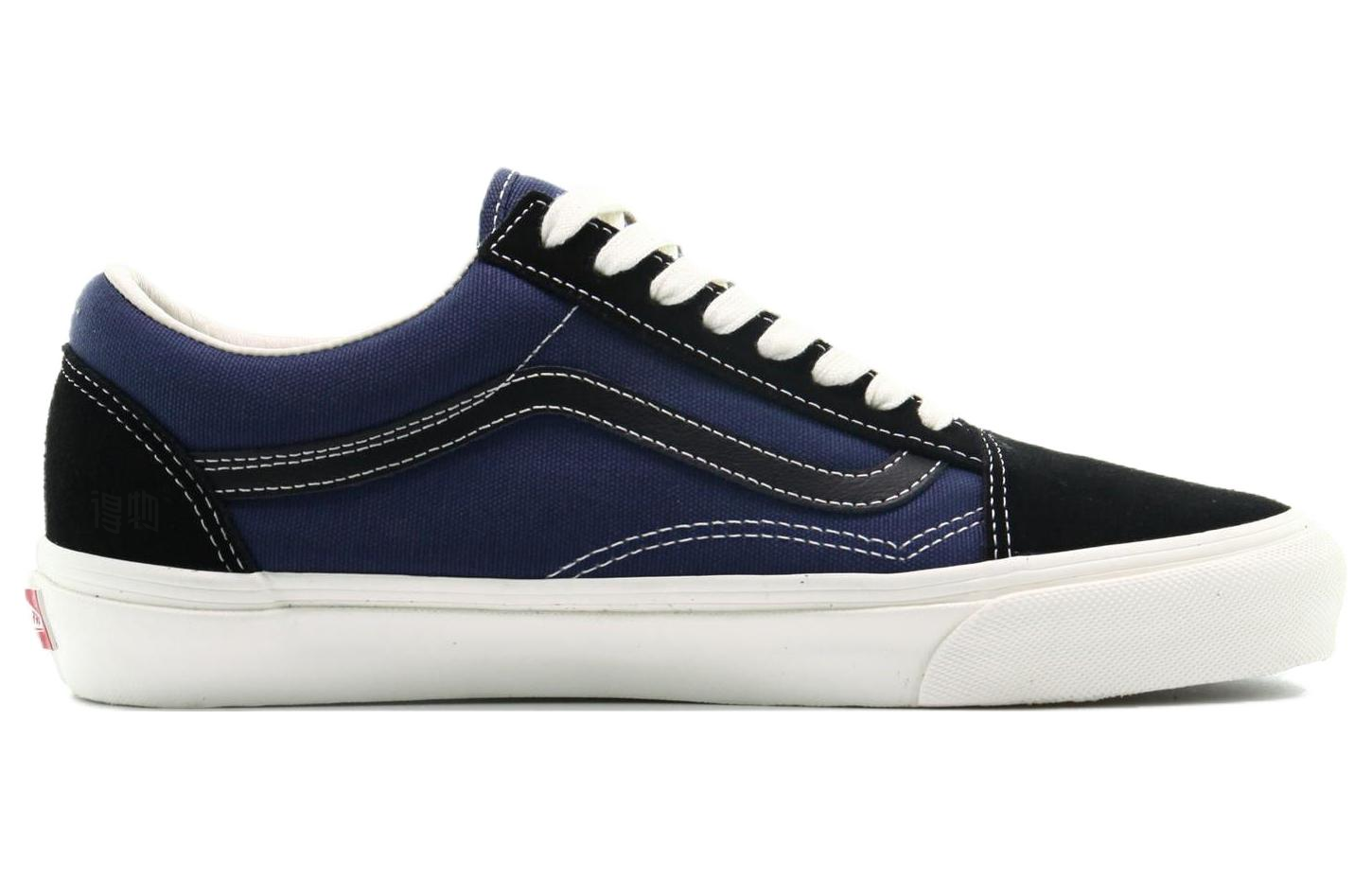 Кеды Vans Old Skool (сине-черные) — фото 2