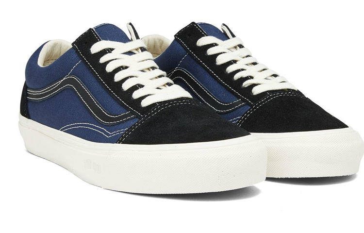 Кеды Vans Old Skool (сине-черные) — фото 3