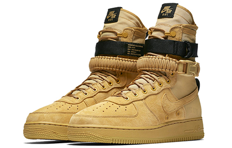 Мужские кроссовки Nike Air Force 1 Wheat OG (каччиковый) — фото 3