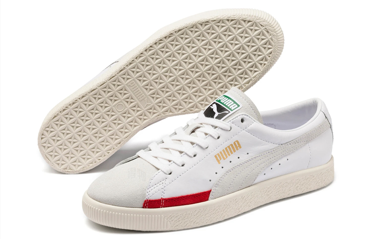 Кеды PUMA Basket 90680 L (белый/красный) — фото 5