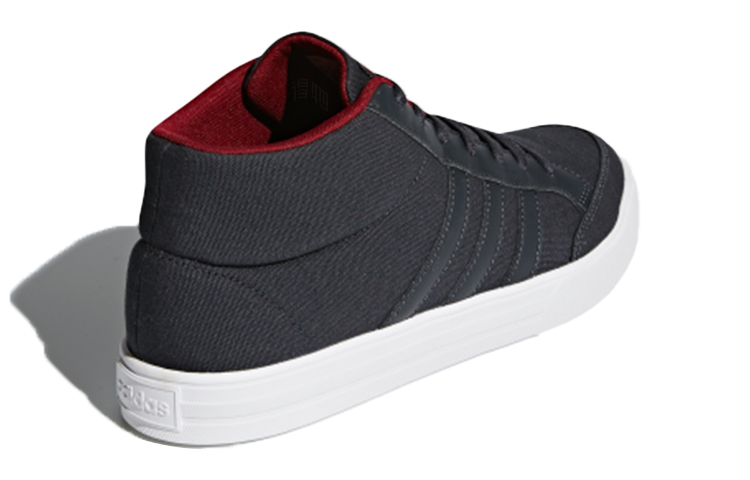 Мужские кеды adidas neo Vs Set Mid (угольно-черные) — 碳黑 — фото 4