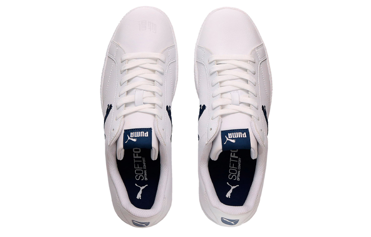 Кеды PUMA Smash Cat L (бело-синие) — фото 3