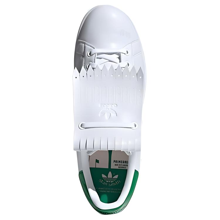 Кеды adidas originals STAN SMITH (белые / зеленые) — Белый / зелёный — фото 5