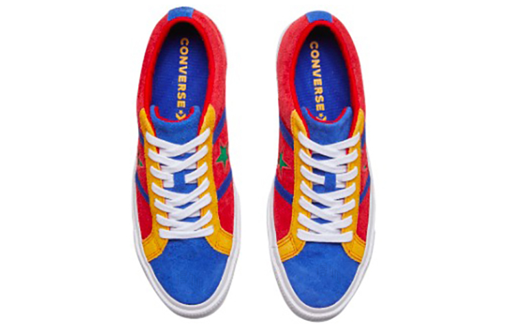 Кеды Converse One Star (красно-синие) — фото 4