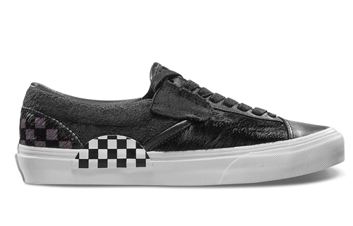 Слипоны Vans slip-on Cap LX (черные) — Чёрный — фото 2