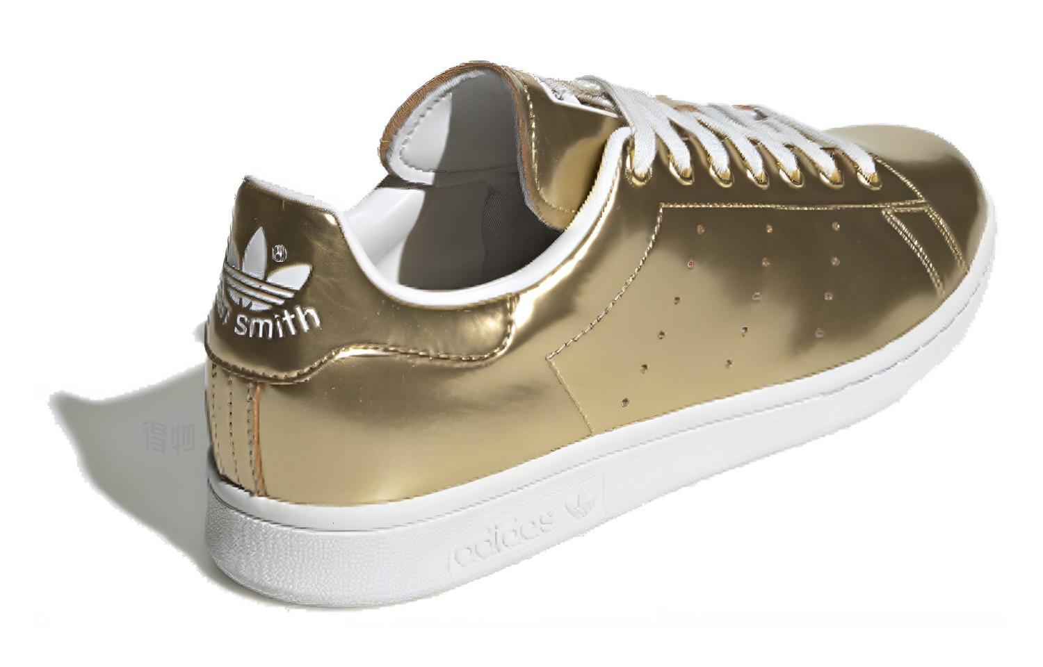 Кеды adidas STAN SMITH (золотые) — фото 3