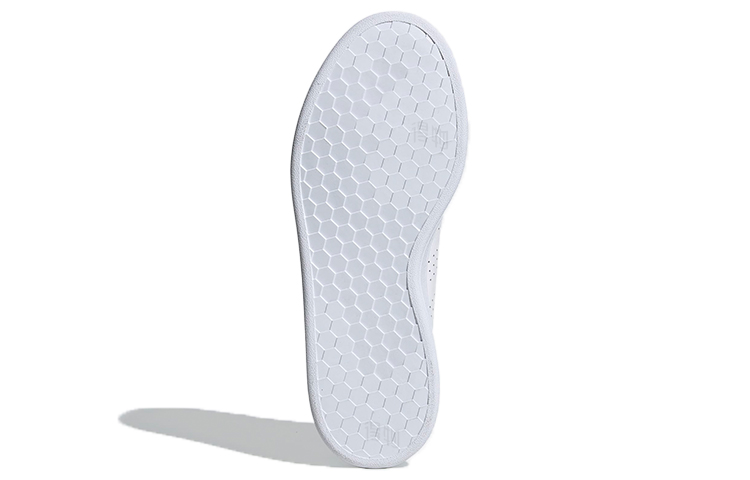 Женские кеды adidas neo ADVANTAGE (бело-черные с узором) — Белый / чёрный — фото 5