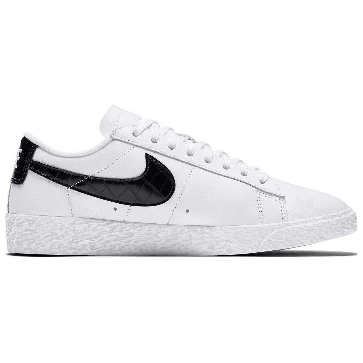 Женские кеды Nike Blazer OG (черно-белые) — Чёрный / белый — фото 2