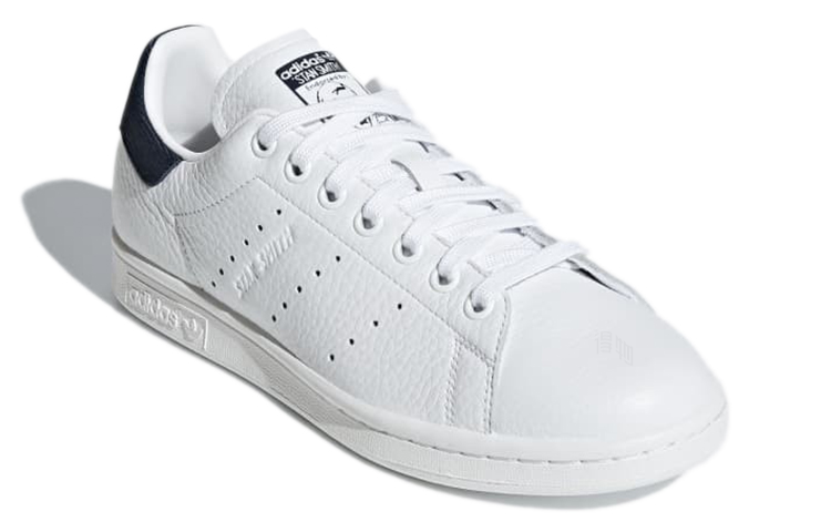 Женские кеды adidas originals STAN SMITH (белые / темно-синий) — Белый / тёмно-синийсиний — фото 3