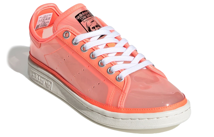 Женские кеды adidas originals STAN SMITH TPU (оранжево-белые) — фото 3