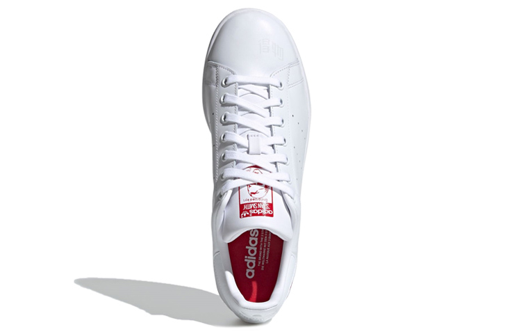Кеды adidas Stan Smith (бело-красные) — фото 5