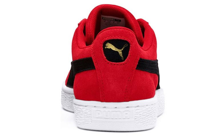 Кеды PUMA Suede Classic (красно-черные) — фото 4