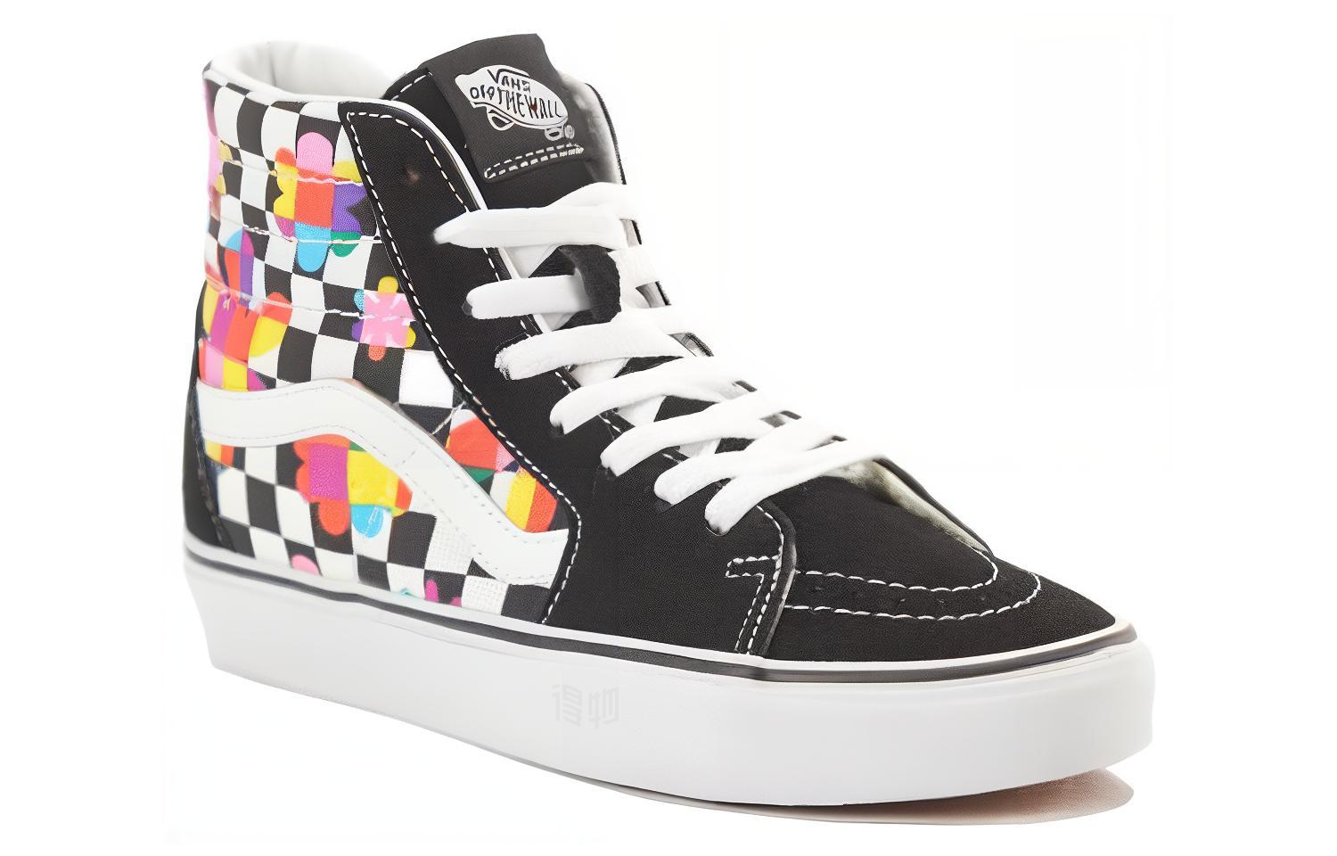 Кеды Vans SK8-Hi (черно-белые) — фото 2