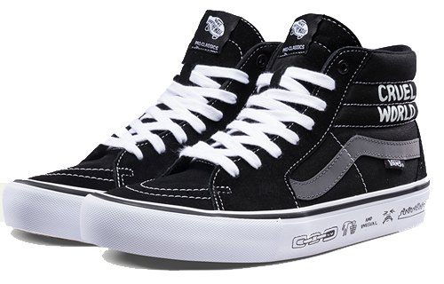 Кеды Vans SK8 PRO (черно-белые) — фото 3