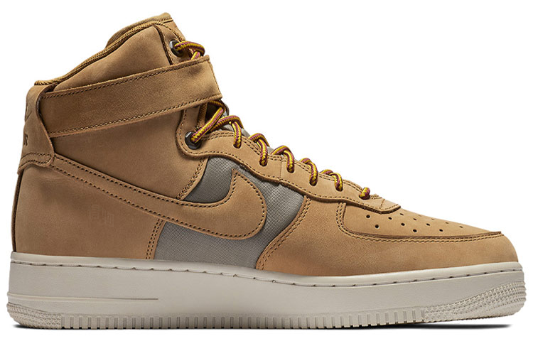 Мужские кроссовки Nike Air Force 1 Premium (коричневые) — Коричневый — фото 2