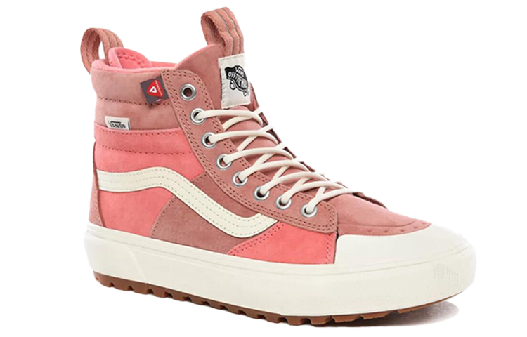 Кеды Vans SK8 (розовый / белый) — фото 3