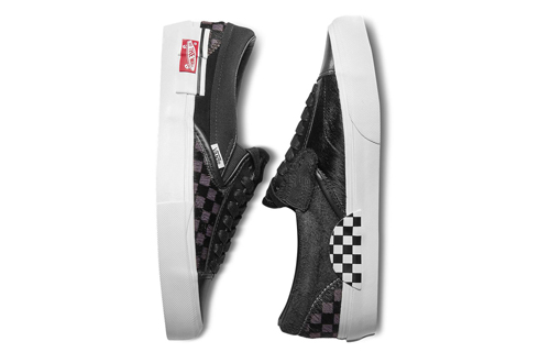 Слипоны Vans slip-on Cap LX (черные) — Чёрный — фото 3