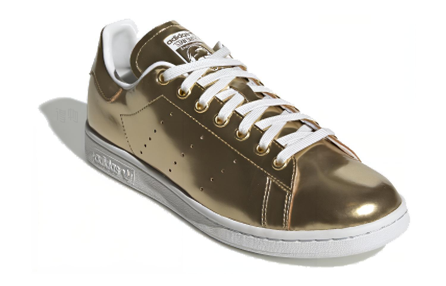 Кеды adidas STAN SMITH (золотые) — фото 2