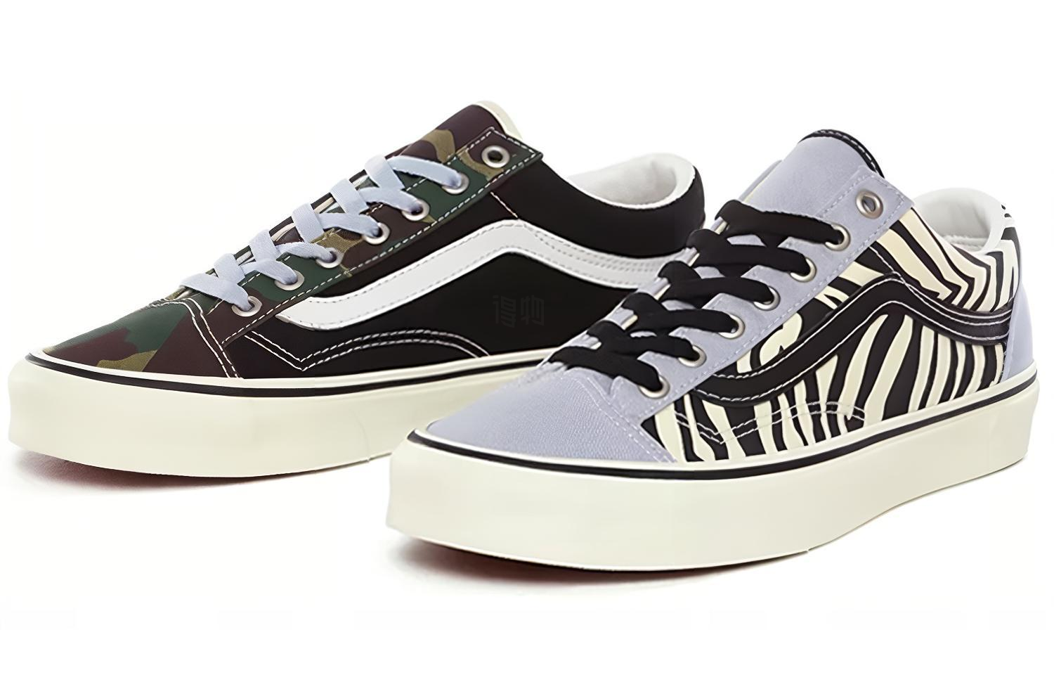 Кеды Vans Mismatch Style 36 (армейский зеленый) — фото 2