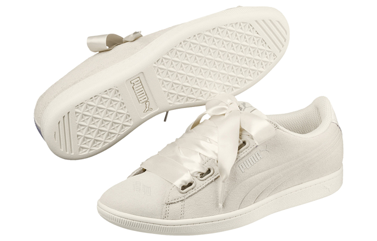 Женские кеды PUMA Vikky Ribbon S ки (хаки) — фото 3