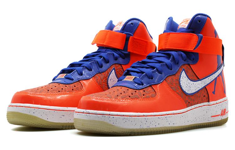 Мужские кроссовки Nike Air Force 1 Rasheed Total Crimson (красно-бело-синие) — 腥红/白/蓝 — фото 3