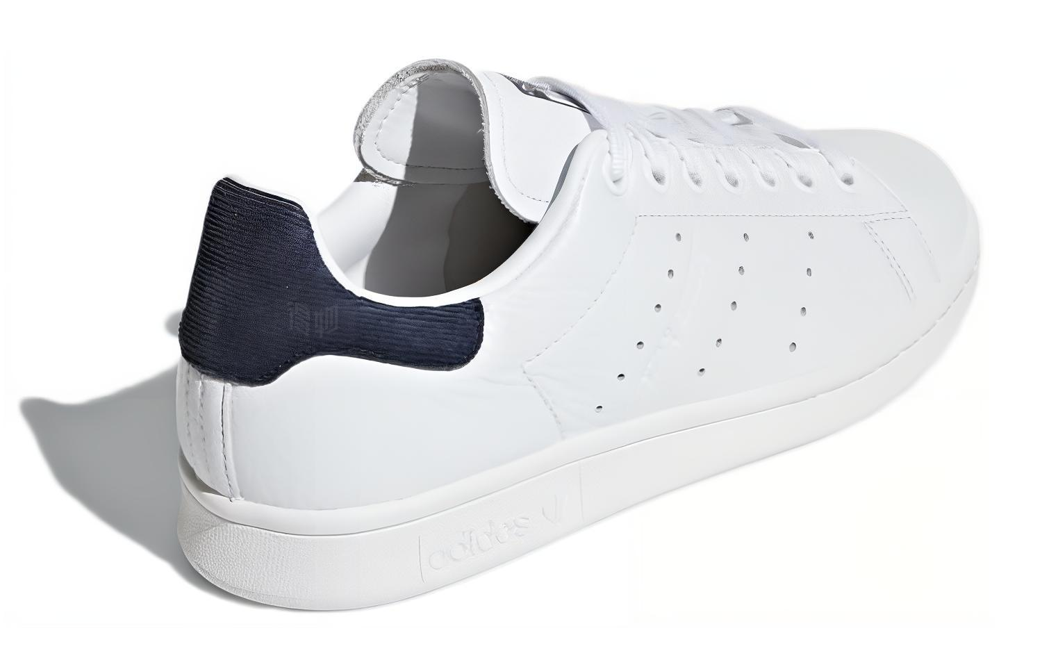 Женские кеды adidas originals STAN SMITH (белые / темно-синий) — Белый / тёмно-синийсиний — фото 4