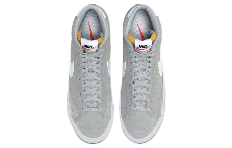 Мужские кроссовки Nike Blazer 77 Suede (дымчато-серые) — фото 3