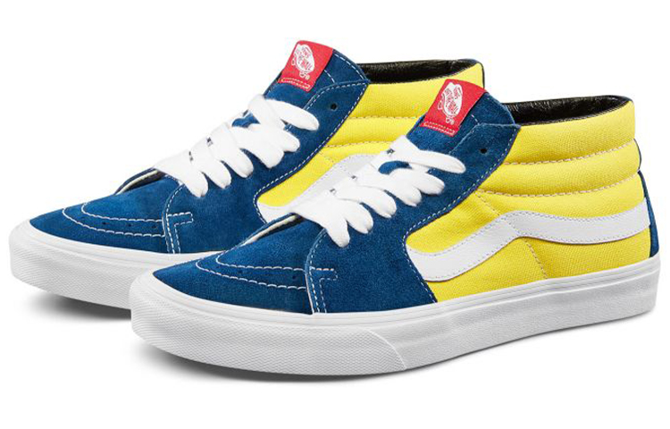 Кеды Vans SK8 (желто-синие) — фото 2