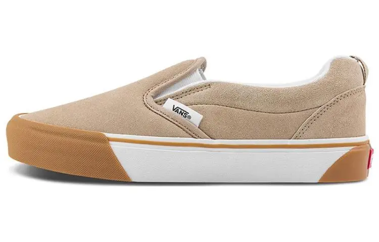 Vans Knu Slip Lightweight Low top Skateboard Shoes Unisex Brown