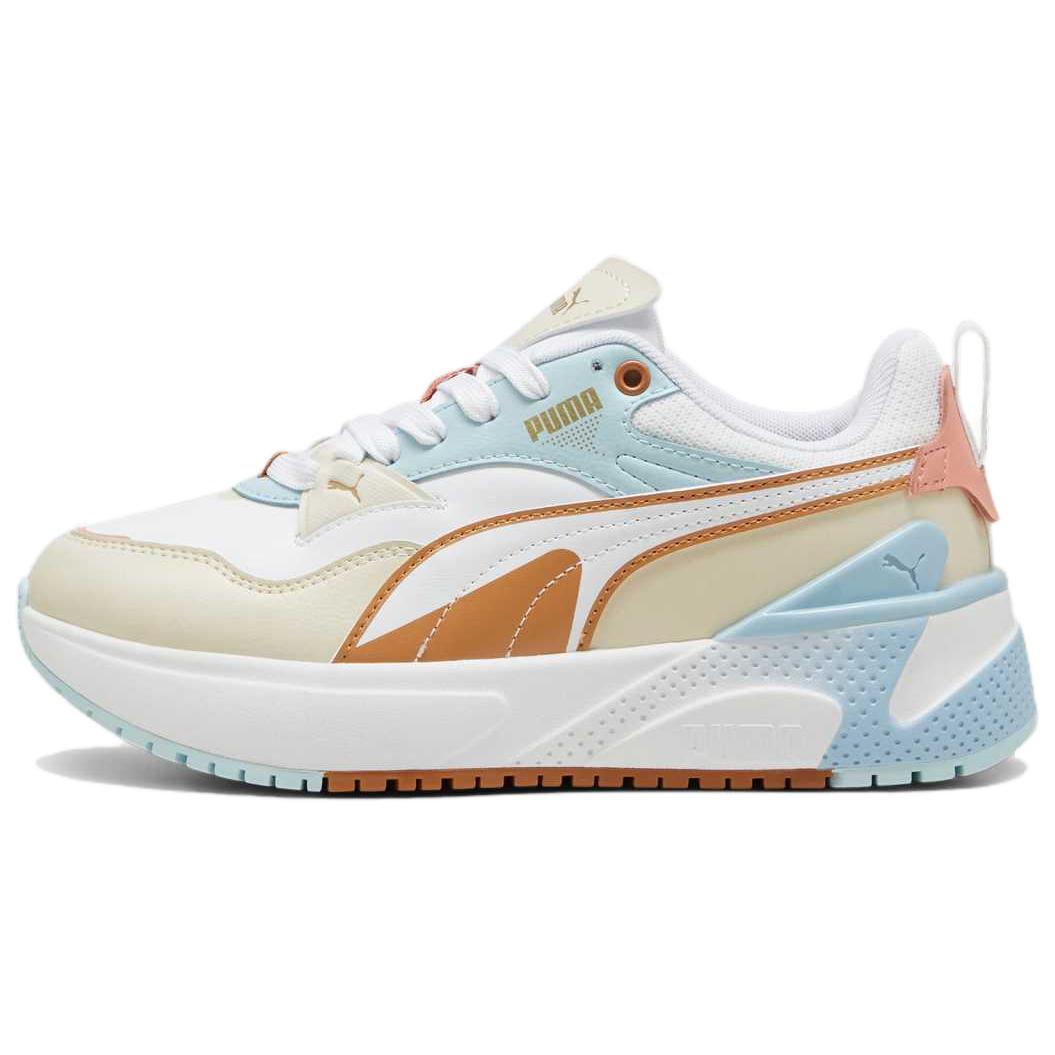 Женские кроссовки PUMA R78 Disrupt (желто-белые)