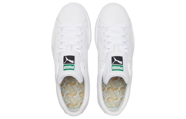 Кеды PUMA Basket Classic 21 (бело-серые) — Белый / серый — фото 4