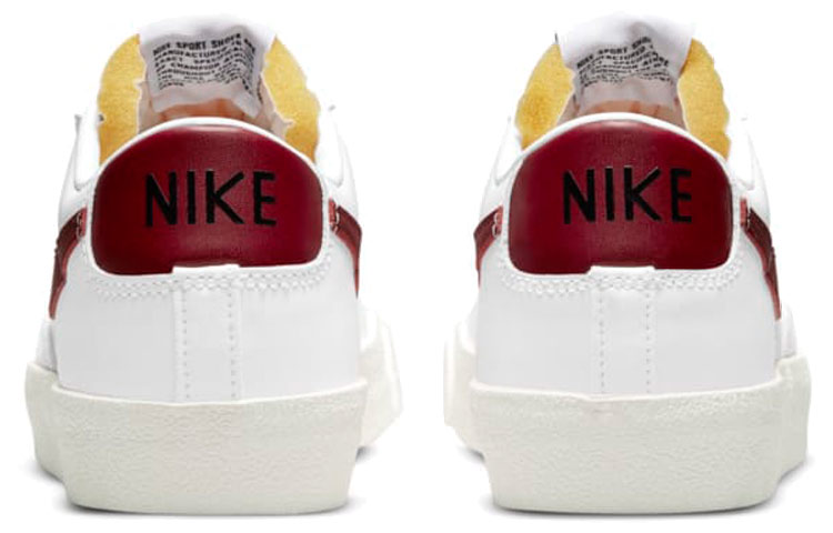 Женские кеды Nike Blazer '77 "Team Red" (бело-красные) — фото 5