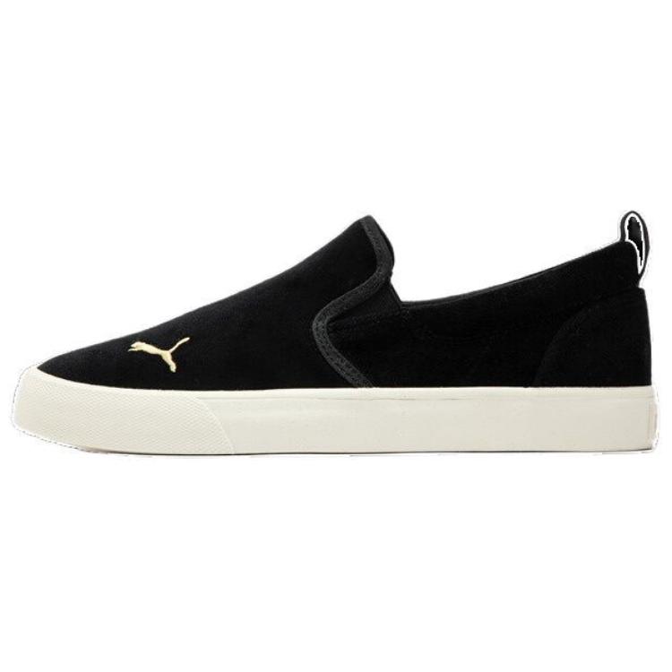 Женские кеды PUMA Bari (черно-золотые)