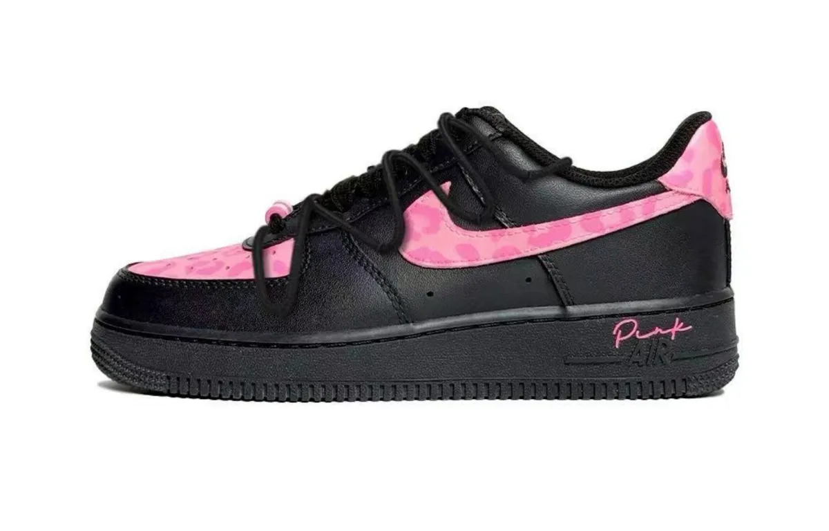 Nike Air Force 1 Low top Skateboard Shoes Women's Black
