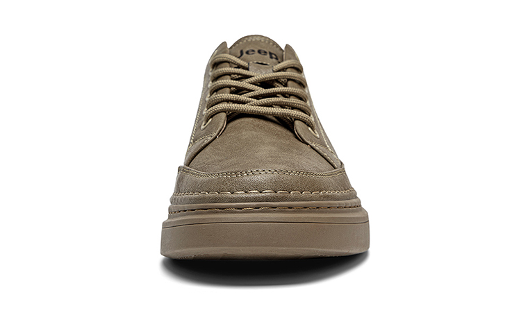 Jeep Low top Skateboard Shoes Men's Camel