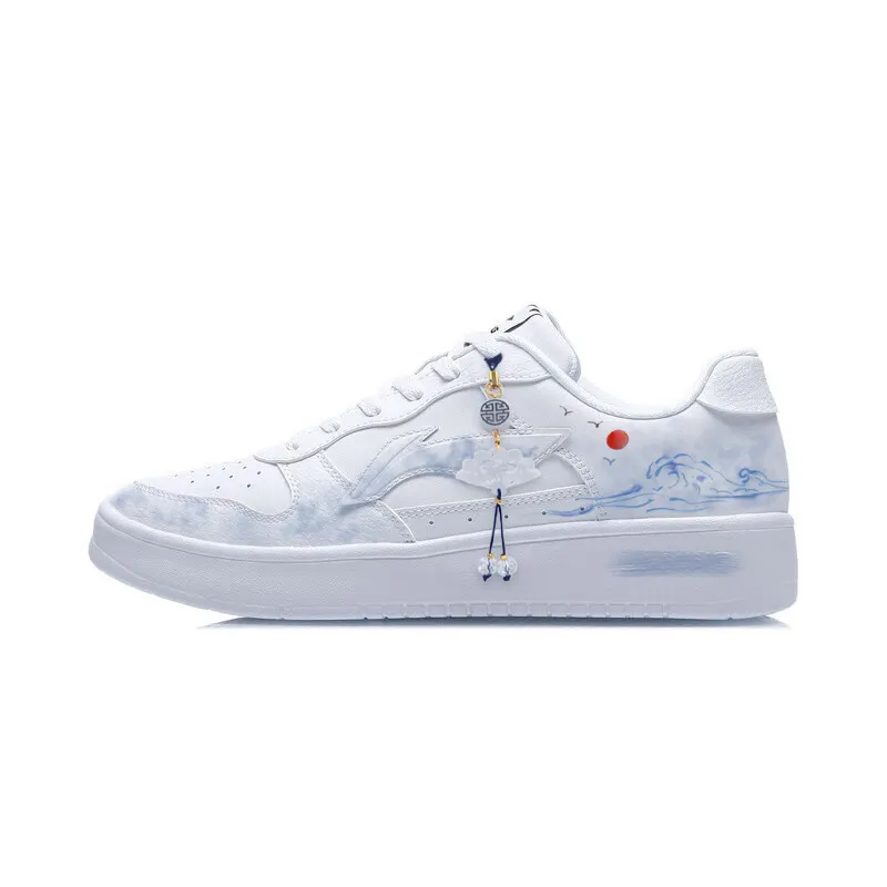 Li Ning Floating Boat Abrasion Resistant Lightweight Wear resistant And Lightweight Low top Skateboard Shoes Men's
