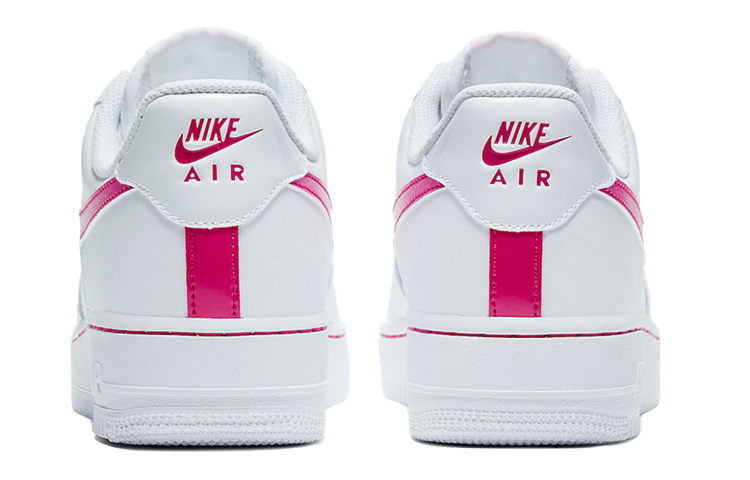 Женские кеды Nike Air Force 1 Low (бело-розовый) — Белый / розовый — фото 4