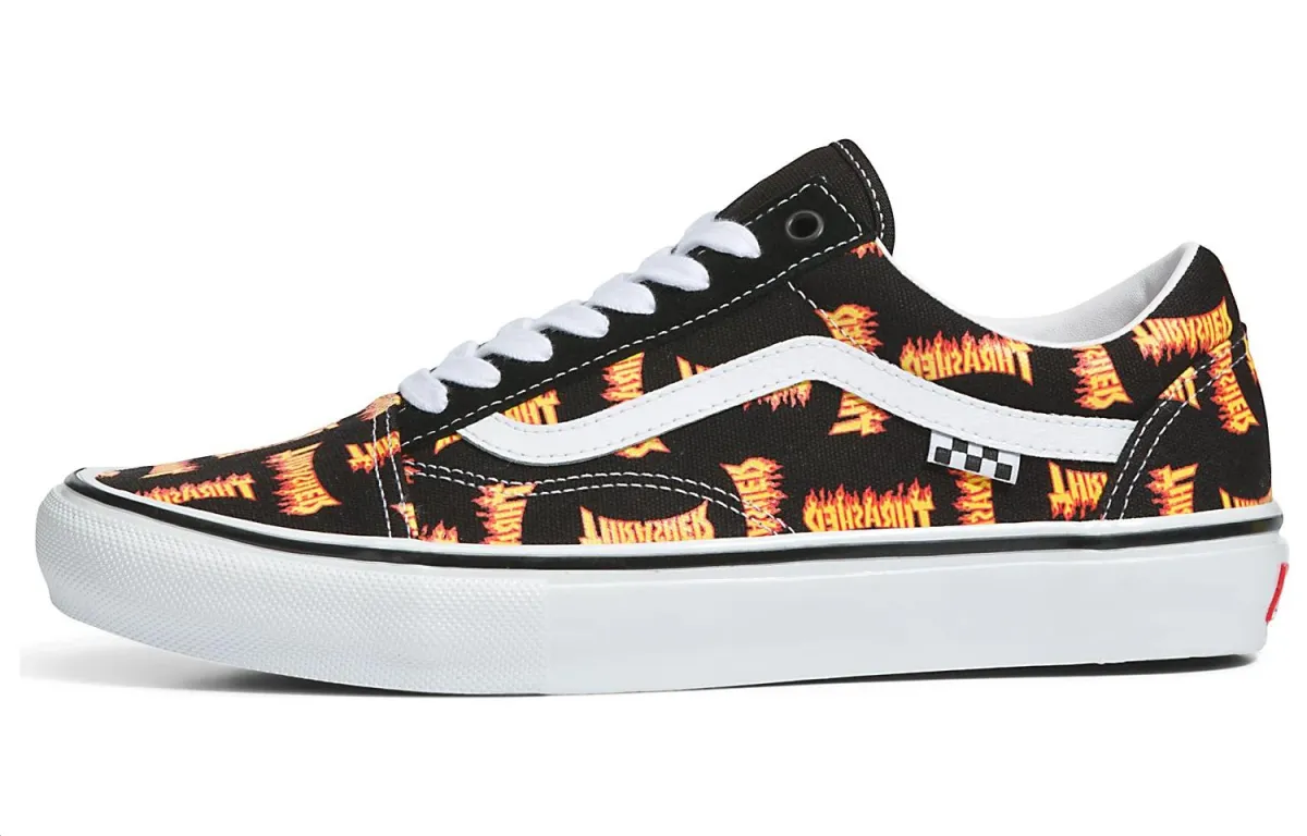 Old Skool Thrasher x Old Skool Skate Vans 'Allover Thrasher Logo'