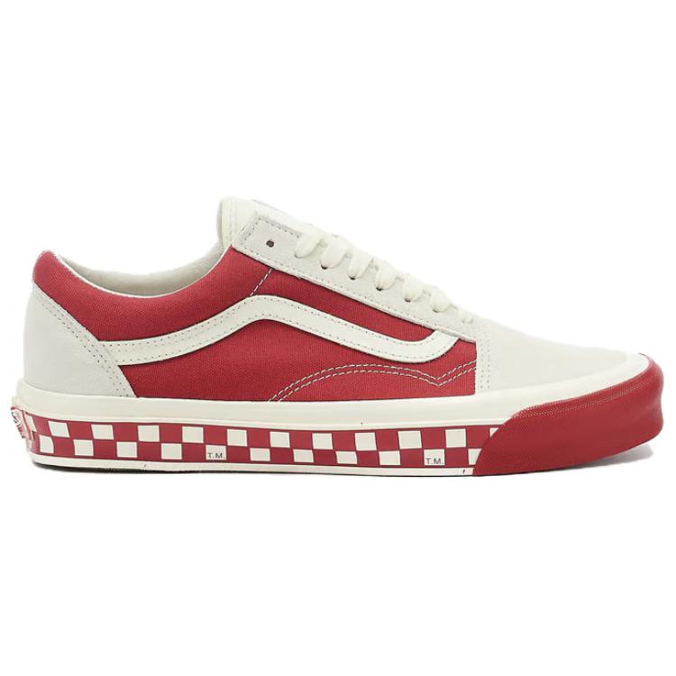 Кеды Vans Vault OG LX (красно-белые) — фото 2