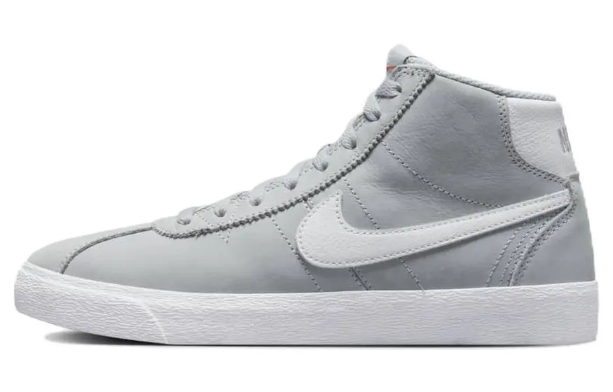 Nike SB Bruin 'Wolf Grey' Slip Resistant Abrasion Resistant Slip Resistant Abrasion Resistant High top Skateboard Shoes