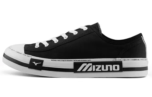 Mizuno Court S Low Tops Skateboarding Shoes Unisex Black White