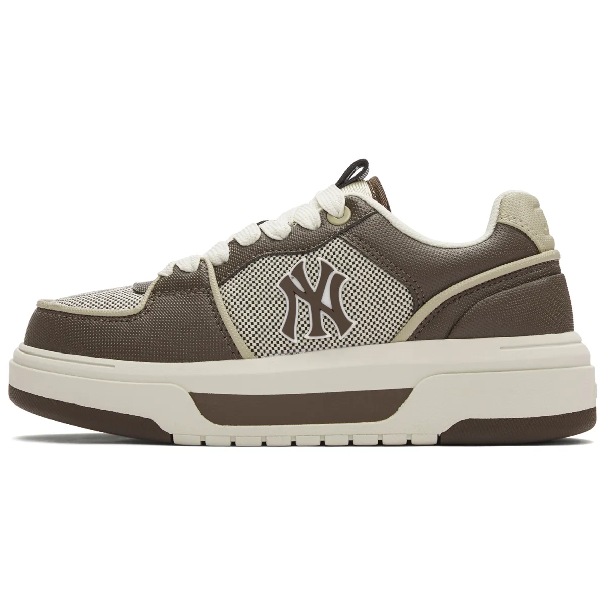 MLB New York Yankees Low top Skateboard Shoes Unisex Brown