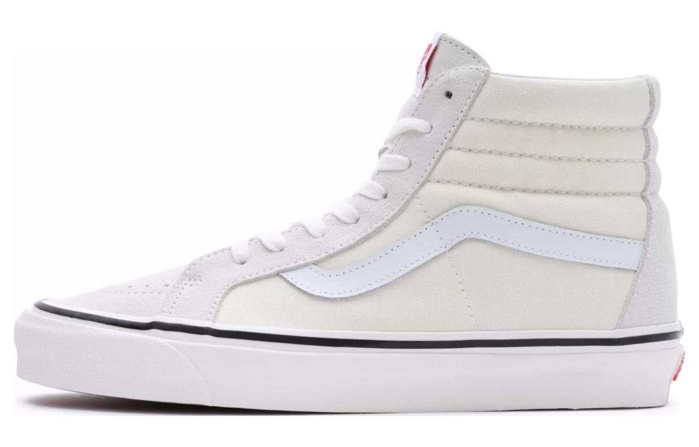Vans SK8 Anaheim Factory 38 DX high-top sneakers for men and women, white