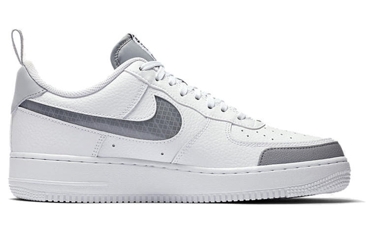Кроссовки Nike Air Force 1 07 Low 2 (бело-серый) — фото 2