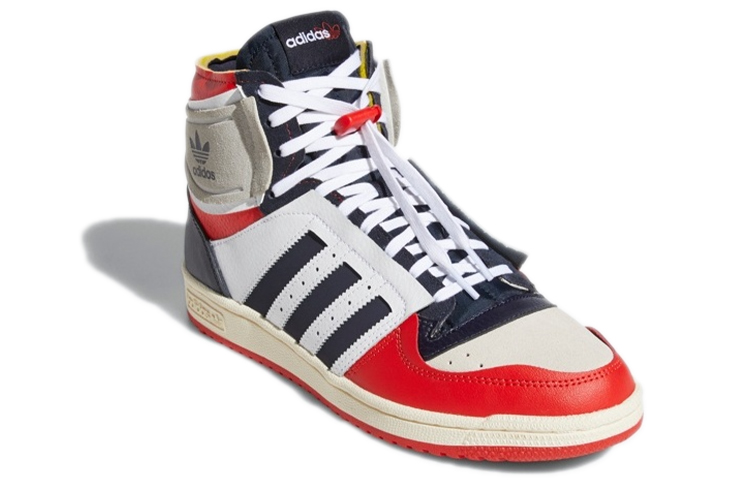 Кеды adidas originals Top ten (бело-черные) — Белый / чёрный — фото 3