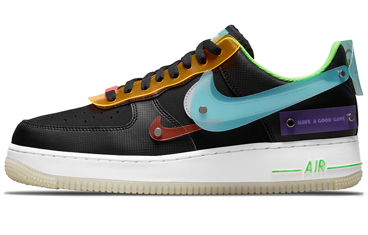 Nike Air Force 1 07 LV8 \ "have a good game \" luminous low -top shoe men's black