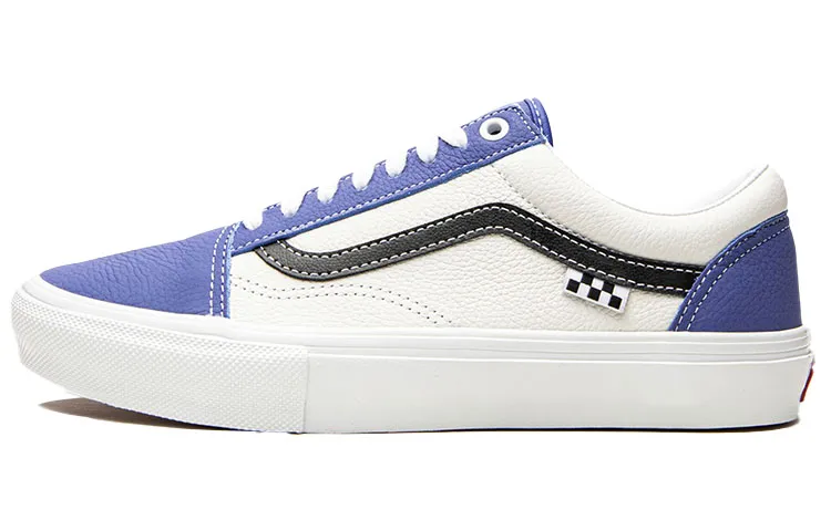 Old Skool Skate Vans 'Sport Leather - True Blue'