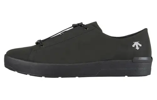 DESCENTE Slip Resistant Cushioning Low top Skateboard Shoes Unisex Black White