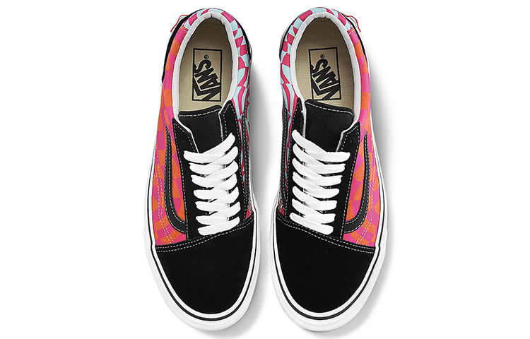 Кеды Vans Old Skool (оранжево-черные) — фото 3